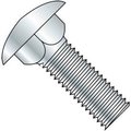 Brighton-Best Carriage Bolt - 3/8-16 x 2-1/2" - Round Head - Steel - Zinc CR+3 - Grade A - FT - A307 - Pkg of 50 489076